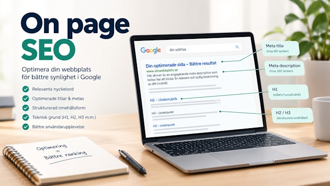 optimize on page SEO for your website
