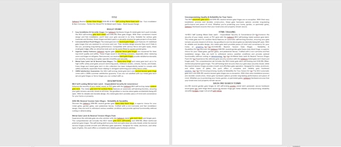 do amazon listing optimization, content copywriter, fba product descriptions SEO