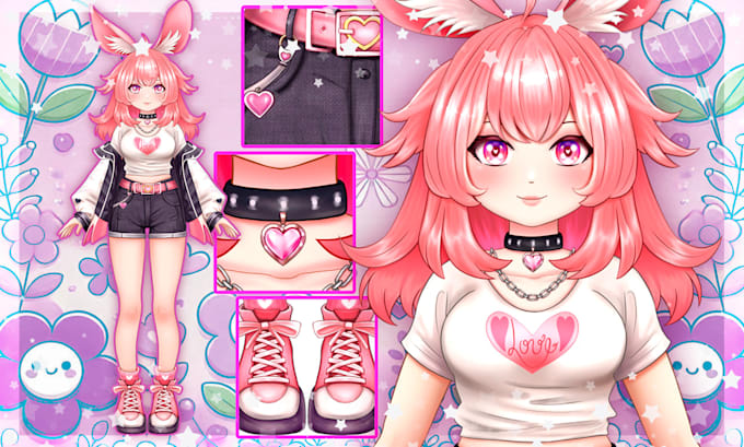design vtuber or pngtuber character, sfw or nsfw
