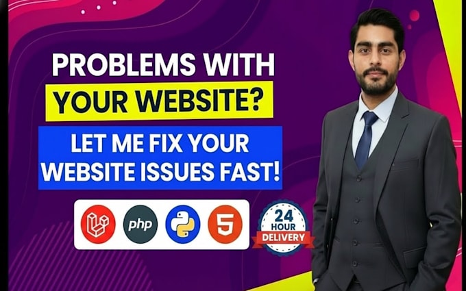 fix PHP laravel bugs, errors, and website issues