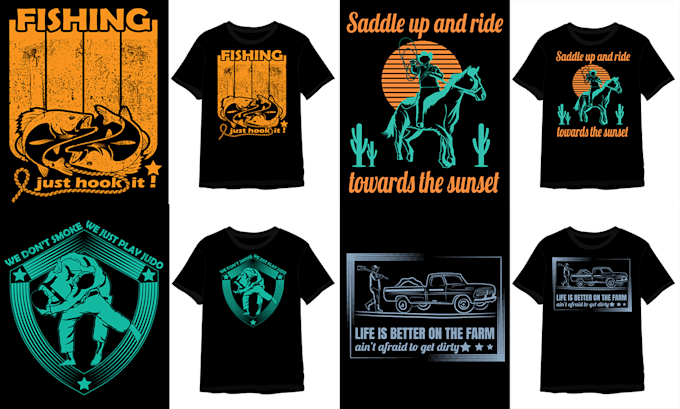make custom illustration for t shirts and merchandise