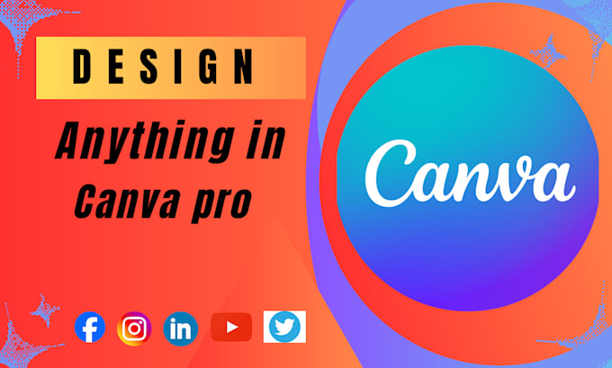 design attractive logo, social media templetes, using canva pro