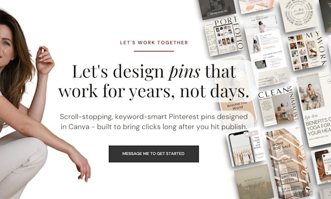 design scroll stopping pinterest pins in canva