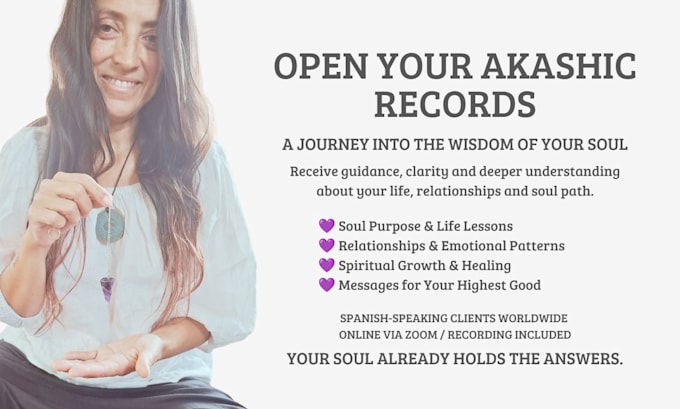 open your akashic records and provide spiritual guidance in spanish