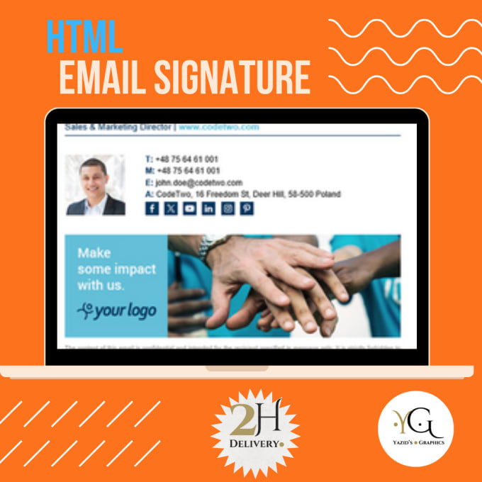 professional email signature examples outlook