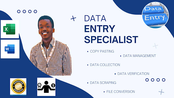 Perform data entry tasks including data mining and data verification by ...