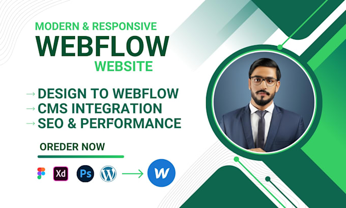 design developer webflow landing page, webflow, cms, SEO expert