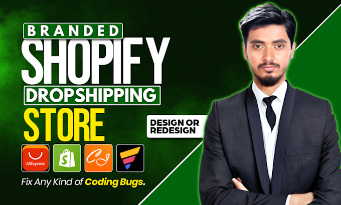 design, redesign shopify store, shopify dropshipping store, shopify website