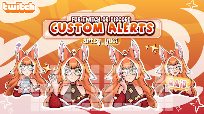 create animated stream alerts