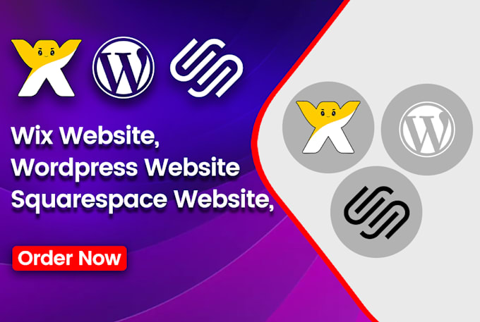 design or redesign wordpress wix squarespace websites