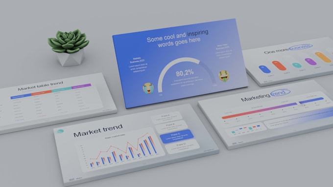 Design modern investor pitch deck and powerpoint presentation template ...