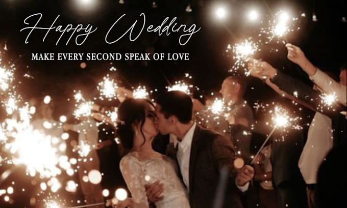 do creative wedding video editing with cinematic look