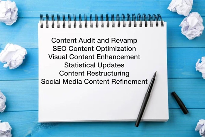 do SEO content refreshing, audit, revamp