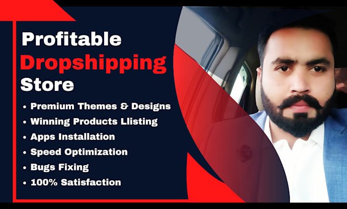 create high profitable shopify dropshipping store website