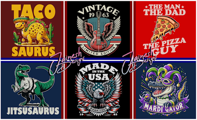 create a very unique custom graphic tshirt design