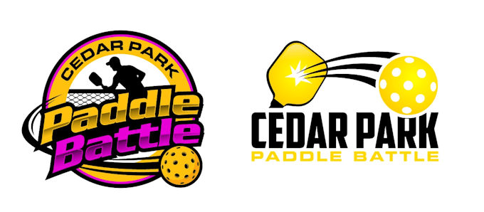do modern pickleball logo design