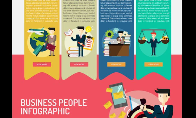 design professional info graphic, all charts, flow process
