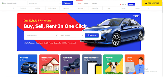 directory website listing website classified ads website directory website