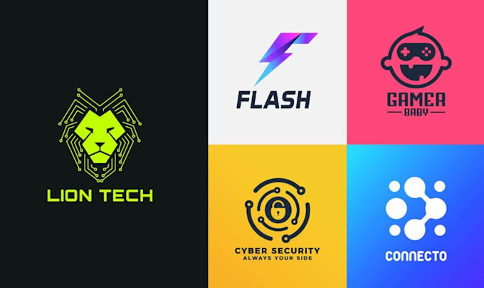 do tech startup, technology, crypto, and cyber security logo
