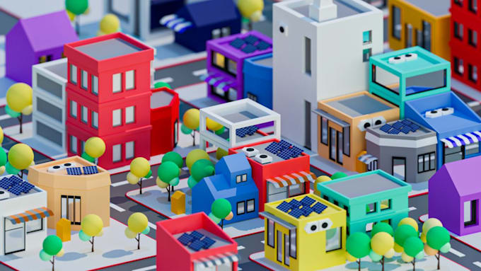 create low poly game ready assets for your game