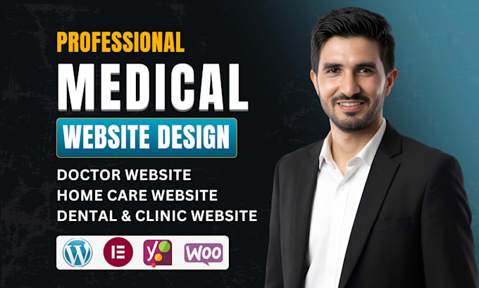 do medical website, healthcare website, dentist or dental clinic website design
