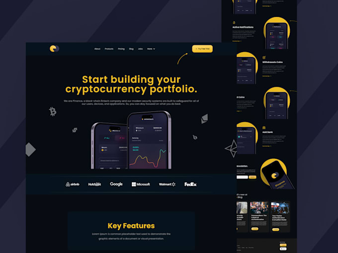 design wordpress website UX UI pages with figma