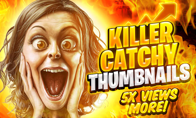 design amazing youtube thumbnail