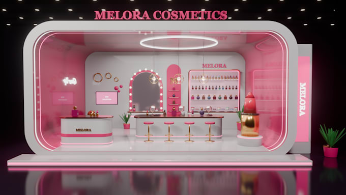 design trade show booth backdrop or pop up banner