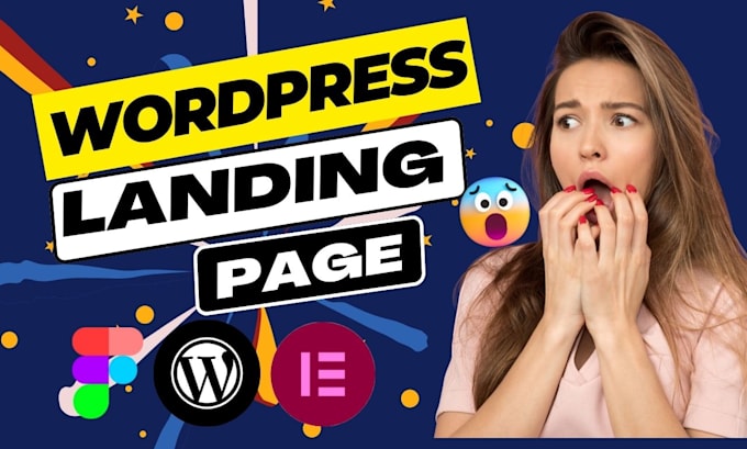create a responsive wordpress website or landing page with elementor pro