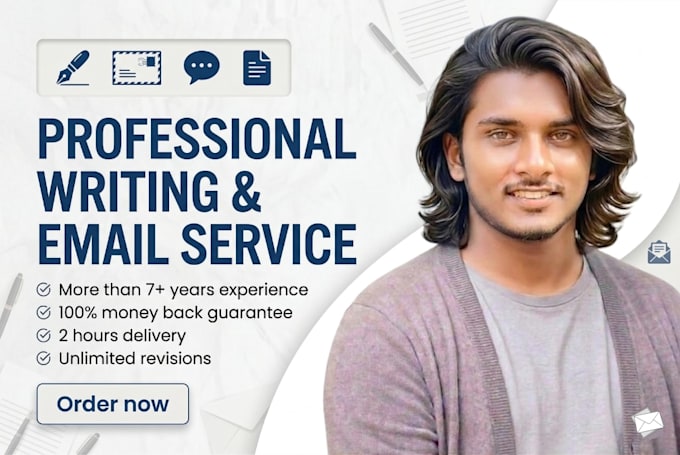 write any kind of letter or email in 24 hrs