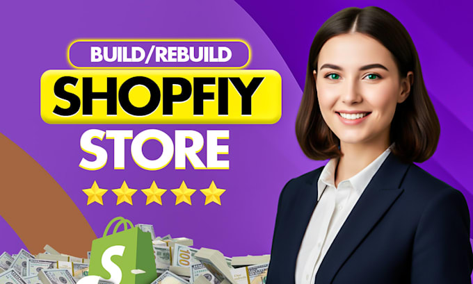 build, design or redesign shopify website, shopify store design, shopify expert
