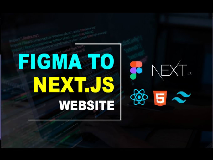 Convert the figma design to react js, figma design to next js with ...