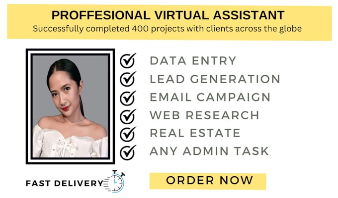 be your professional virtual assistant for a low price