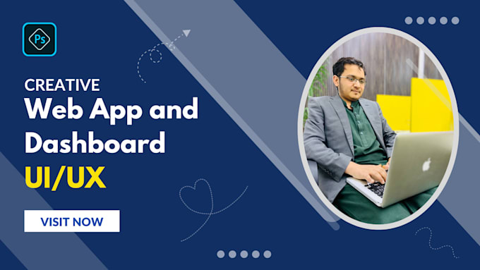 Create mobile app ui ux, web ui ux design in adobe photoshop ...