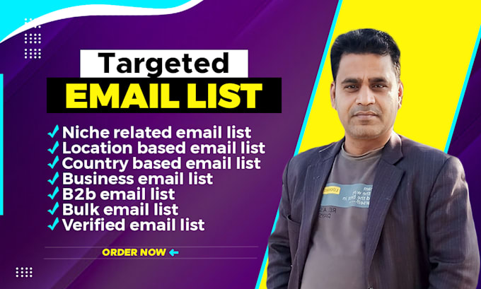 gather valid, active and niche targeted bulk email address