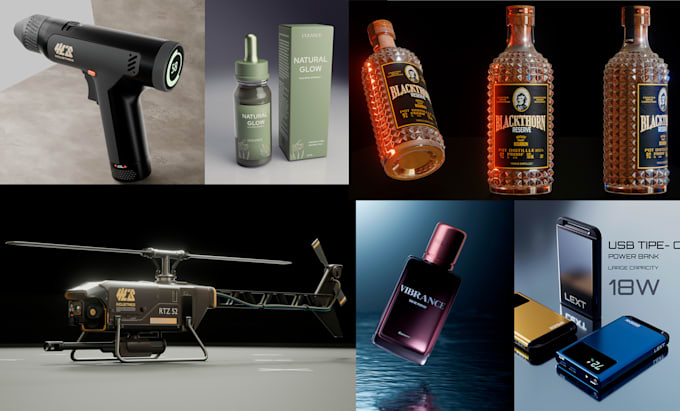 3d design, model and render your product idea in 3d