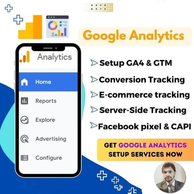 do account setup and event tracking in google analytics for web analytics
