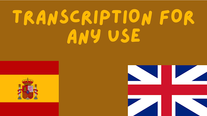 help with english and spanish transcription services