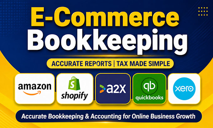 do e commerce, bookkeeping, accounting, amazon, shopify,a2x
