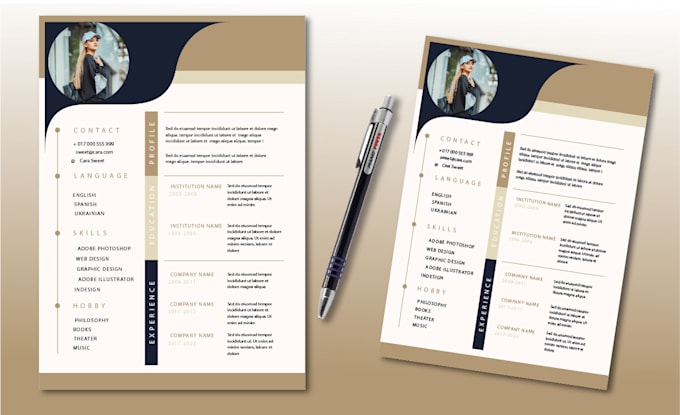 do a professional resume custom design