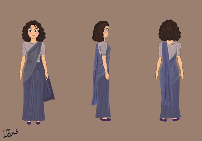 make 2d character animations for you