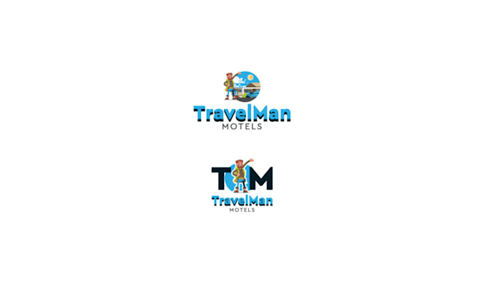 design highest level exceptional travel man logo
