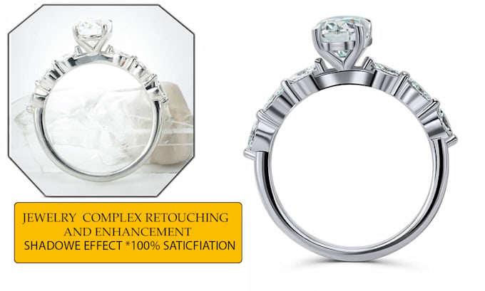do high end complex jewelry photo retouch and jewelry editor