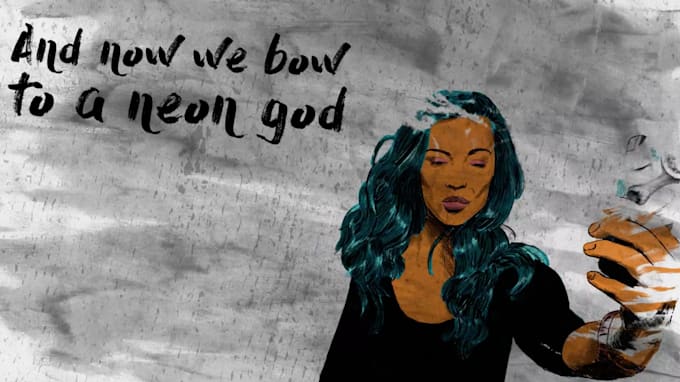 create an illustrated lyric video for you