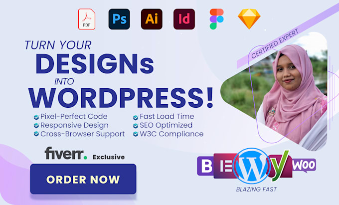 make responsive wordpress desing with elementor