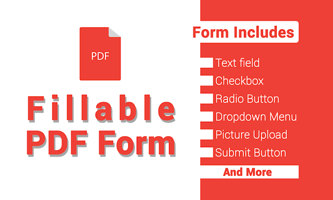 Create a fillable pdf form for you by Rokon1112 | Fiverr
