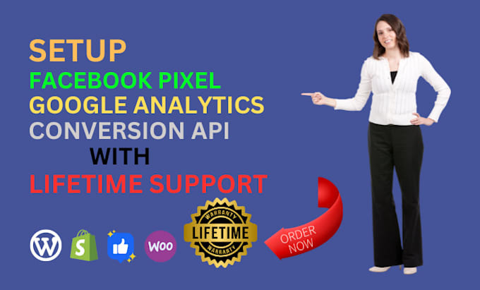 install facebook pixel and google analytics on your website