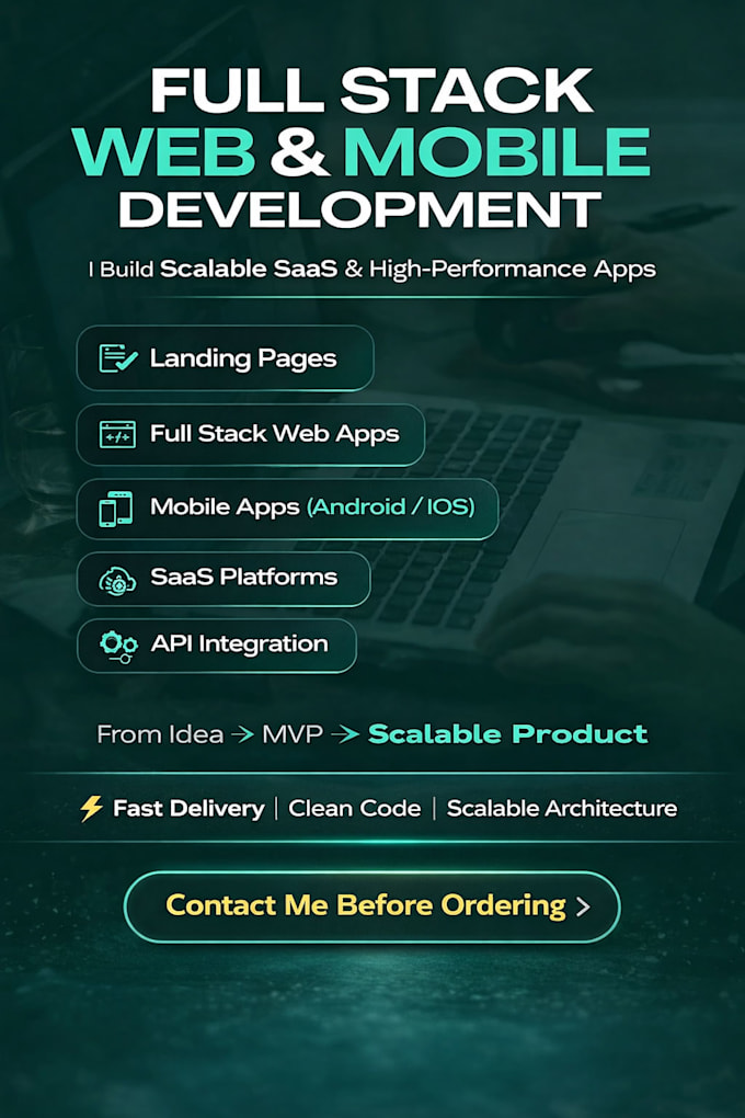 Build full stack applications, saas platforms, web and mobile apps by ...