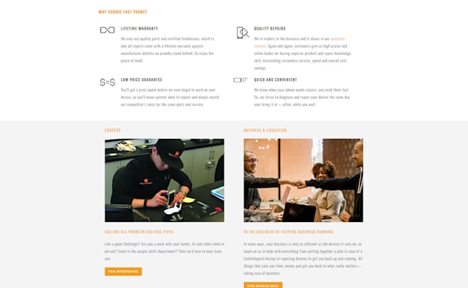 computer repair,phone repair website, mobile website