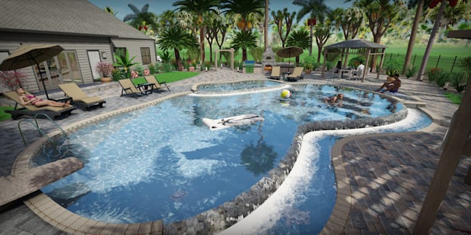 do landscape design, backyard design and front yard design